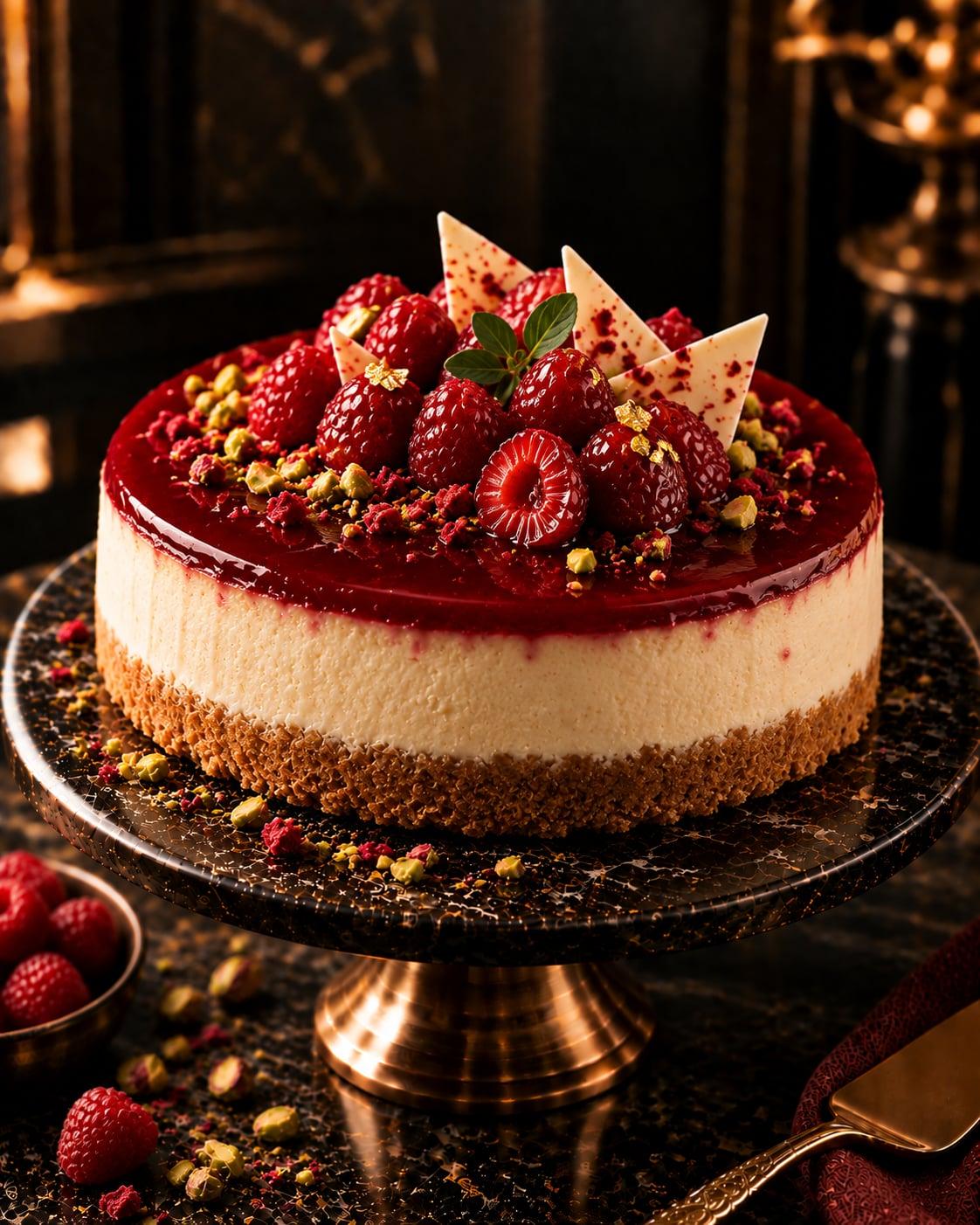 Frambuazlı Cheesecake