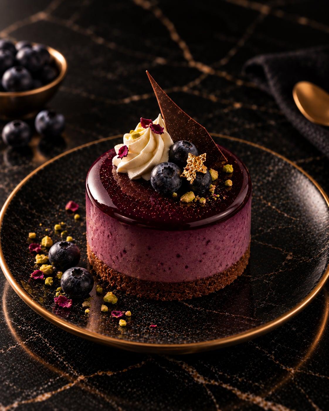 Yaban Mersinli Mousse